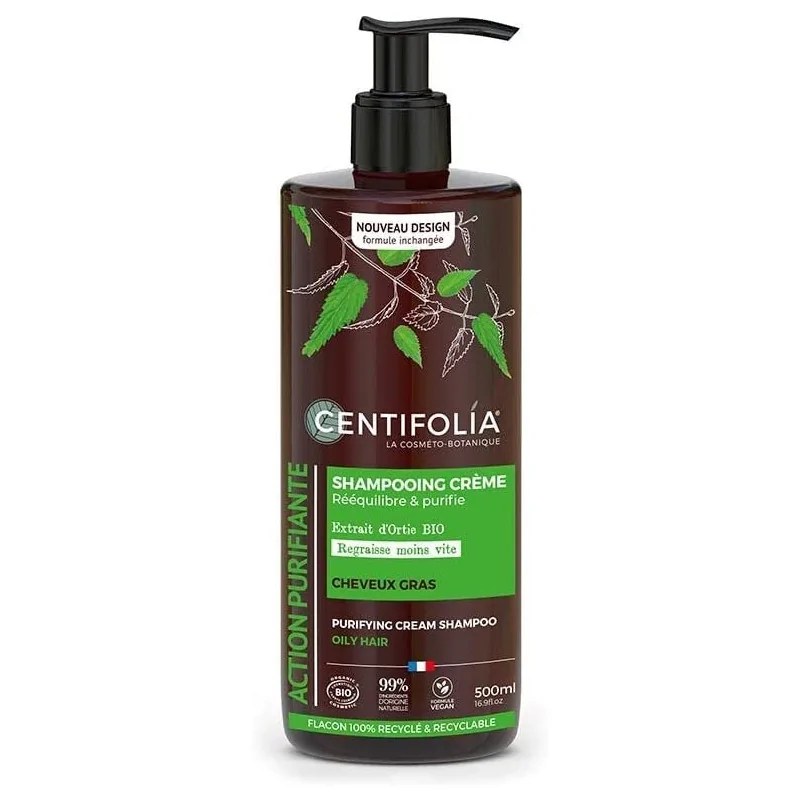 CENTIFOLIA Centifolia Shampoing Creme Purifiant Cheveux Gras 500ml