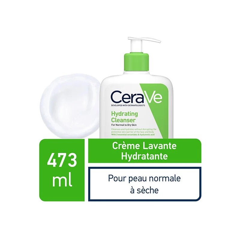 CERAVE   CERAVE CRÈME LAVANTE HYDRATANTE 473ML