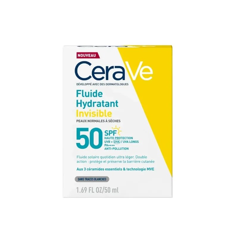 CERAVE   CeraVe Fluide solaire invisible SPF50 50ml
