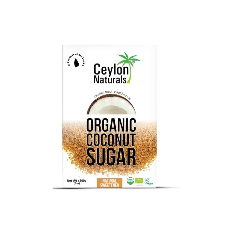 CEYLON  CEYLON NATURALS Sucre de coco Bio 200G