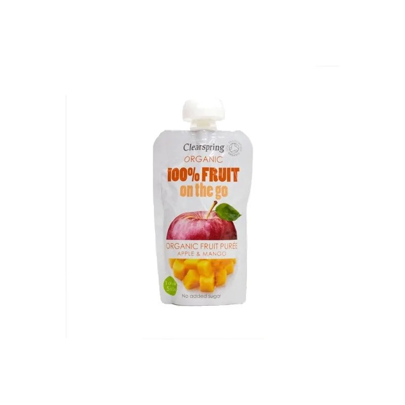 CLEARSPRING CLEARSPRING PUREE DE FRUITS  POMME  MANGUE 120G