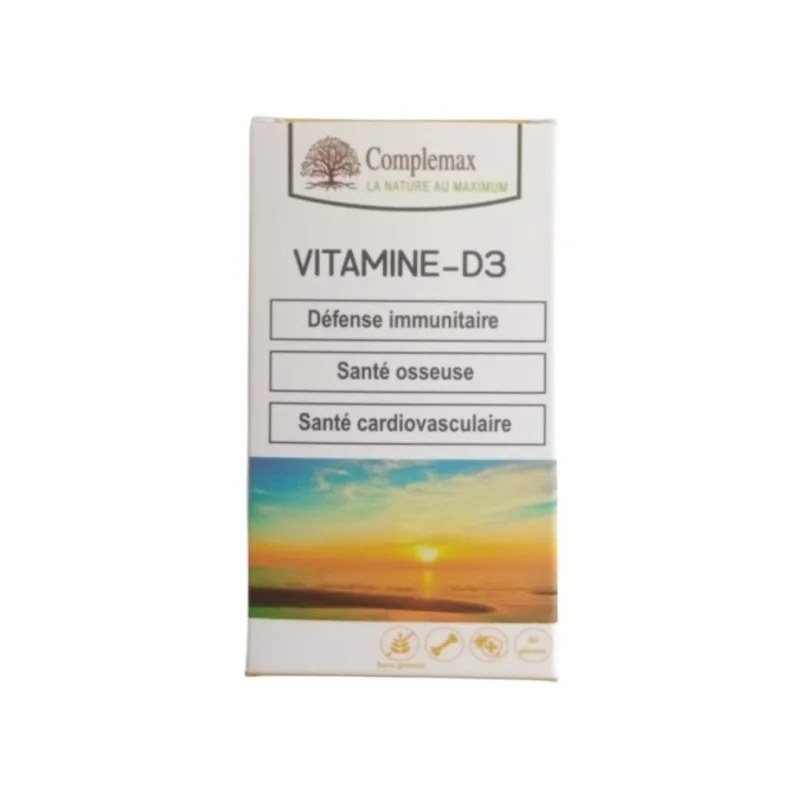 Complemax Complemax Vitamine – D3 60 gelules