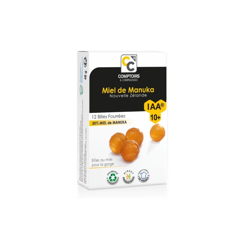 COMPTOIRS & COMPAGNIES Comptoirs & Compagnie BILLES FOURREES AU MIEL DE MANUKA