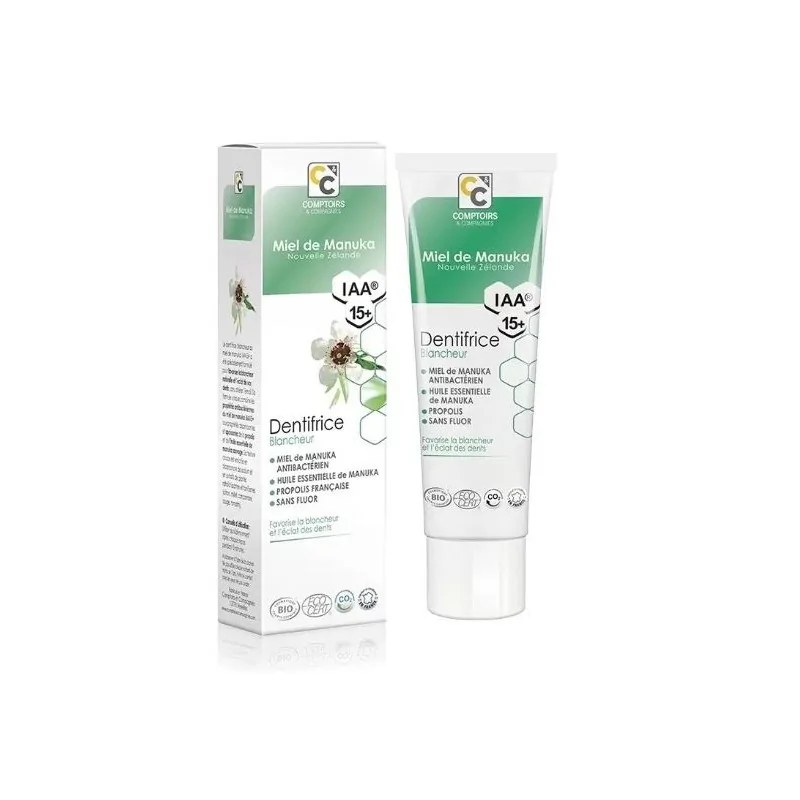 COMPTOIRS & COMPAGNIES COMPTOIRS & COMPAGNIES DENTIFRICE MANUKA BLANCHEUR 75ML