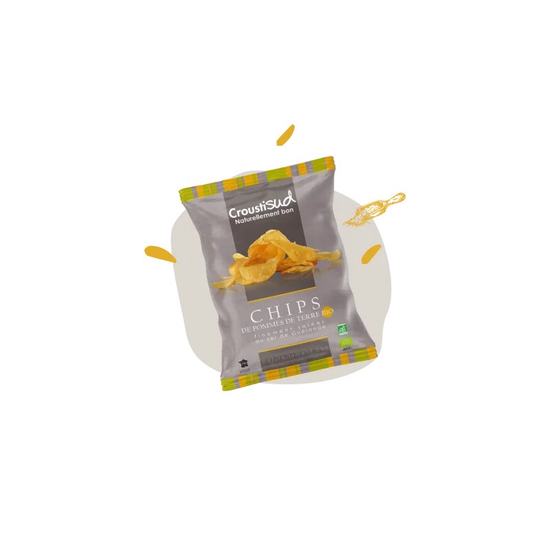 CROUSTISUD CROUSTISUD CHIPS DE POMME DE TERRE 100G