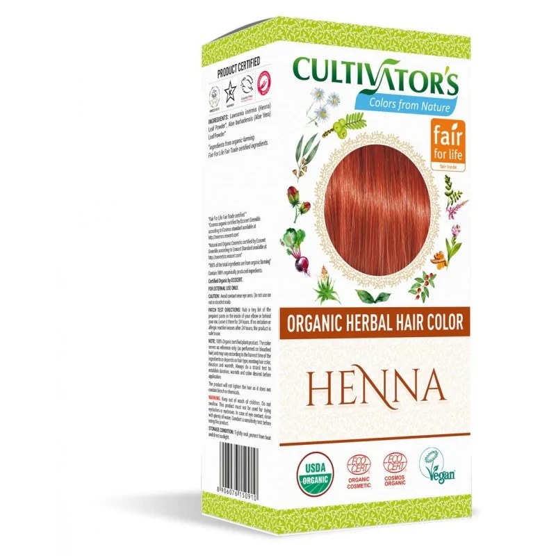 Cultivator's  CULTIVATORS ORGANIC HERBAL HIAR COLOR HENNA