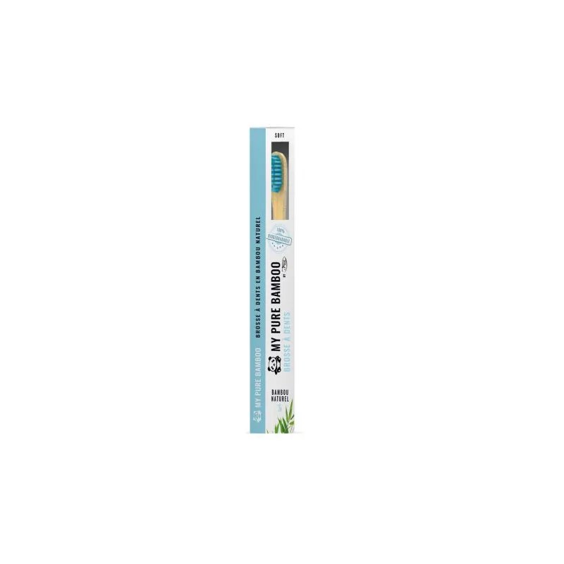 DENTI SMILE DENTI-SMILE BROSSE A DENT BAMBOU MEDIUM BLEU