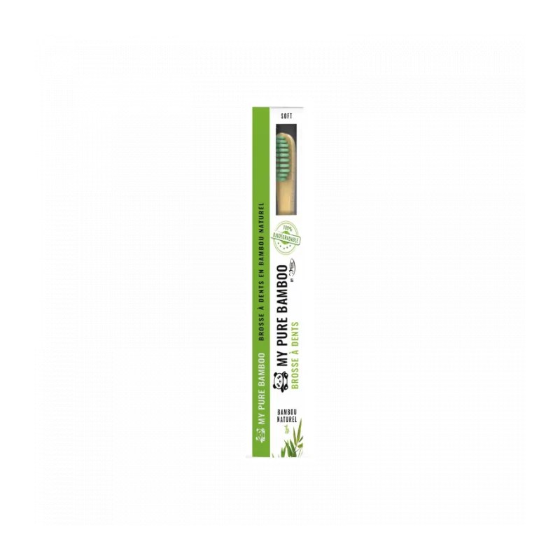 DENTI SMILE DENTI-SMILE BROSSE A DENT BAMBOU MEDIUM VERT