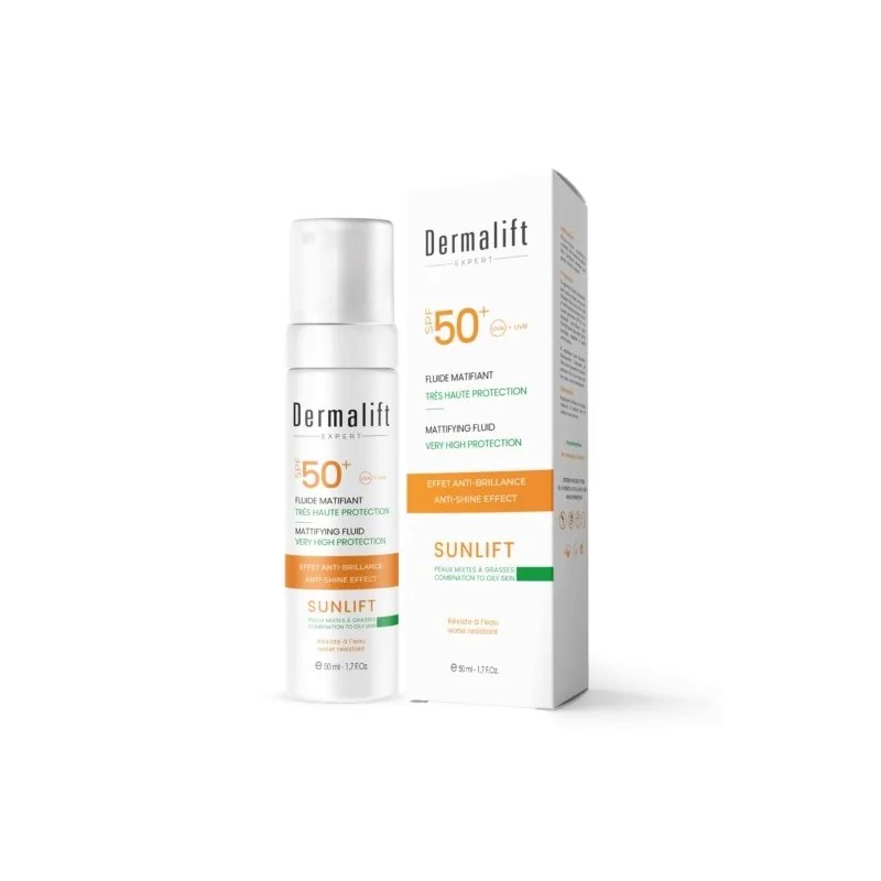 DERMALIFT Dermalift Sunlift Fluide Matifiant 50+50ml