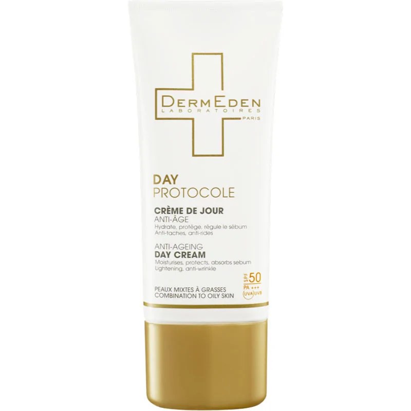 Dermeden Dermeden crème de jour anti age spf 50+ peaux mixtes à grasses