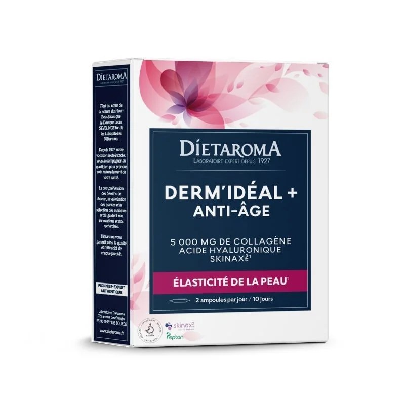 dietaroma Dietaroma Derm'idéal + Anti-âge 20 ampoules