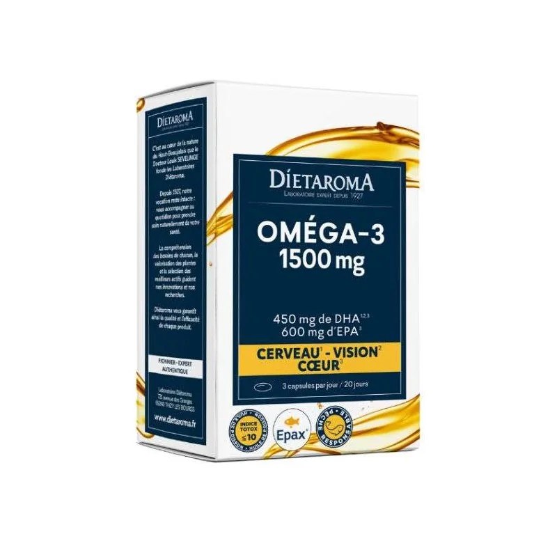 dietaroma DIETAROMA OMEGA 3 1500 MG 60 CAPSULES