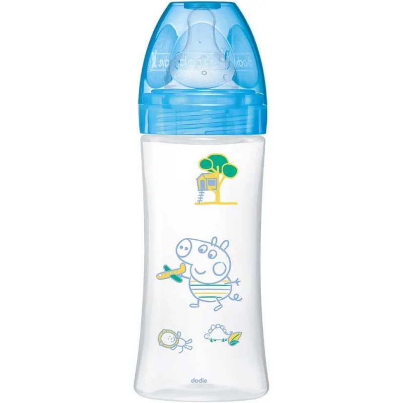 dodie DODIE BIBERON INITIATION+ 330ML SN GEORGE  +6 M TET RONDE 3 VIT D3