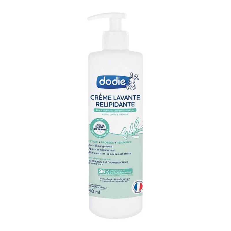 dodie DODIE CRÈME LAVANTE RELIPIDANTE PEAU ATOPIQUE 450ML