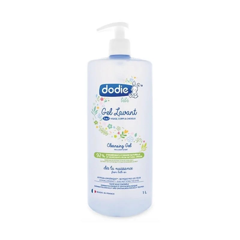 dodie DODIE GEL LAVANT 3-EN-1 1L Visage & Corps & Cheveux