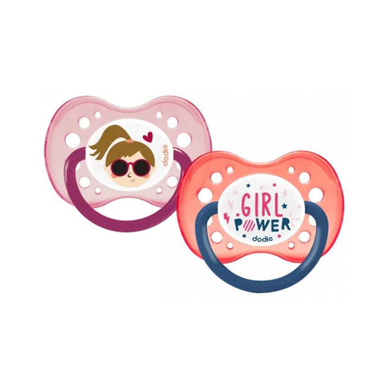 dodie DODIE SUCETTE ANATOMIQUE 71 +18M  DUO GIRLY