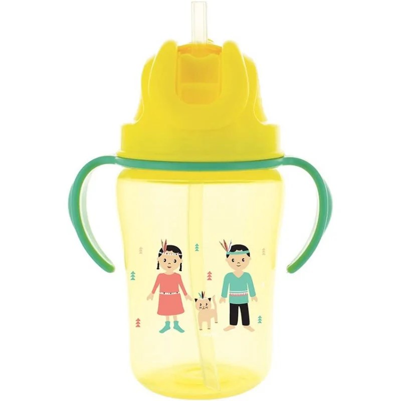 dodie DODIE TASSE PAILLE +18 MOIS 350ML JAUNE
