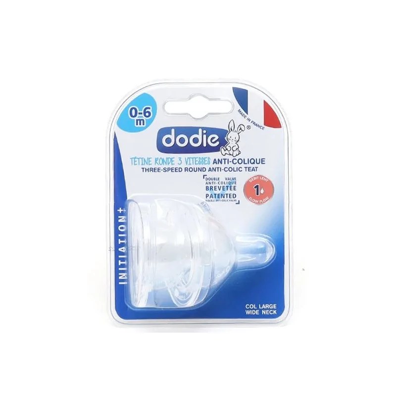 dodie DODIE TETINE INITIATION+ ANTI COLIQUE D1 0-6M X2