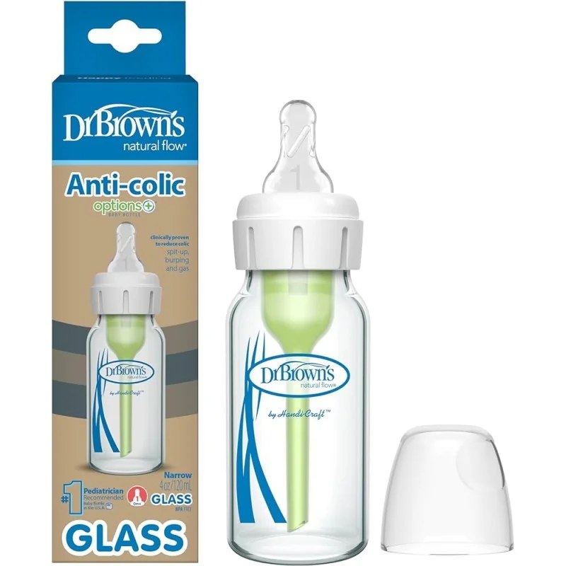 Dr Brown’s Dr Brown’s Biberon Cole Etroit En Verre 120ml SB41001