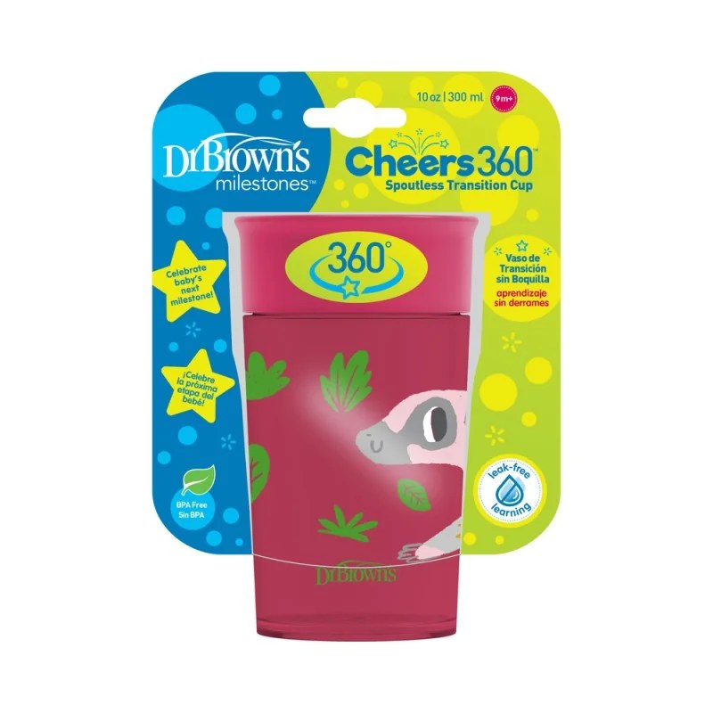 Dr Brown’s Dr Brown’s Cheers 360° cup rose 300 ml
