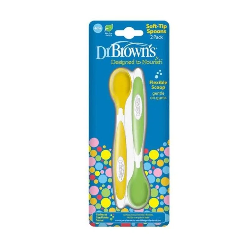 Dr Brown’s DR BROWNS CUILLERE A POINTE SOUPLE PACK DE 2