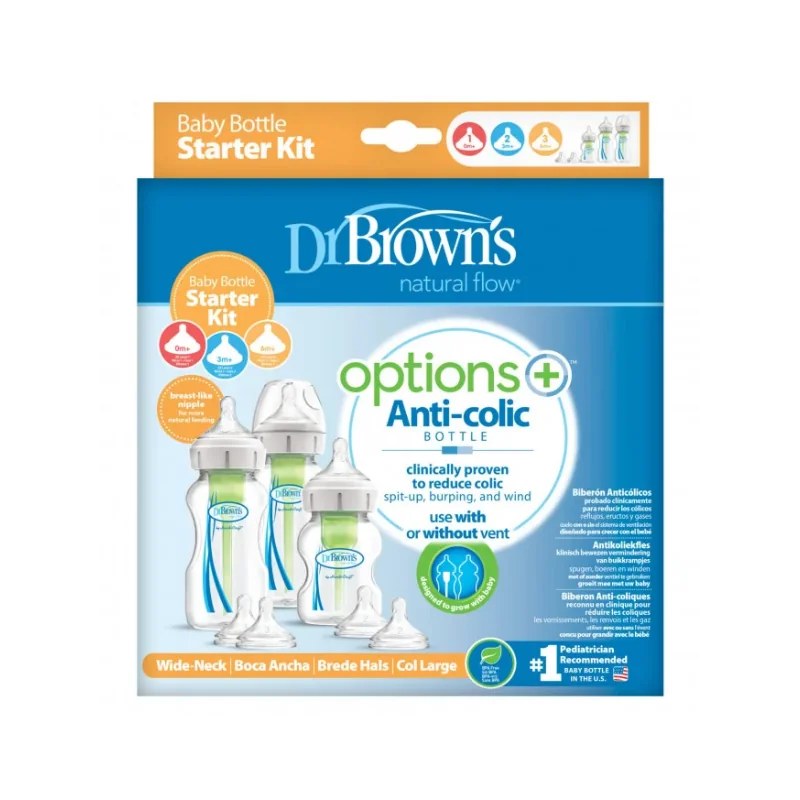 Dr Brown’s DR BROWNS KIT DE DEMARAGE OPTIONS+ ANTI COLIC