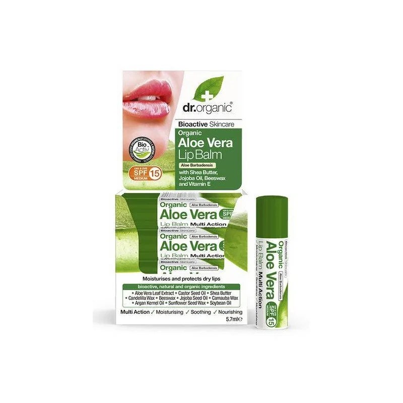 Dr.Organic Dr. Organic Baume lèvres à l'aloe vera 5.7 ml
