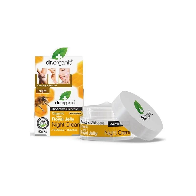 Dr.Organic Dr. Organic Crème de nuit à base de la gelée royale 50 ml