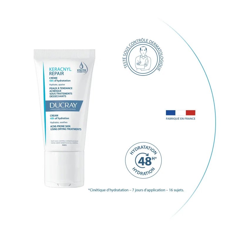 DUCRAY DUCRAY KERACNYL REPAIR CREME 50 ML — vue 2