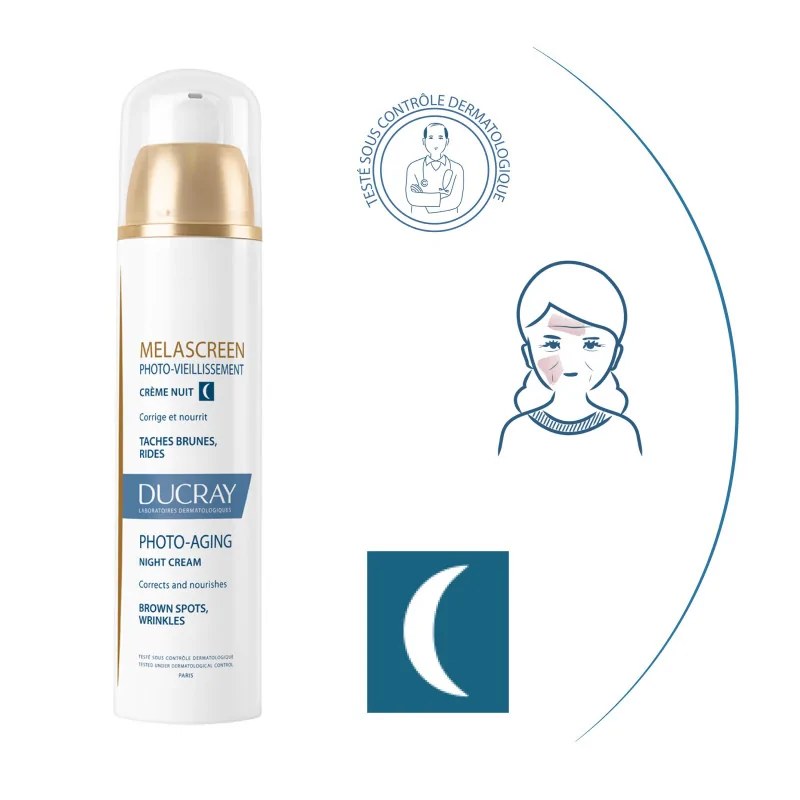 DUCRAY DUCRAY MELASCREEN PHOTO-AGING CRÈME NUIT 50 ML — vue 2