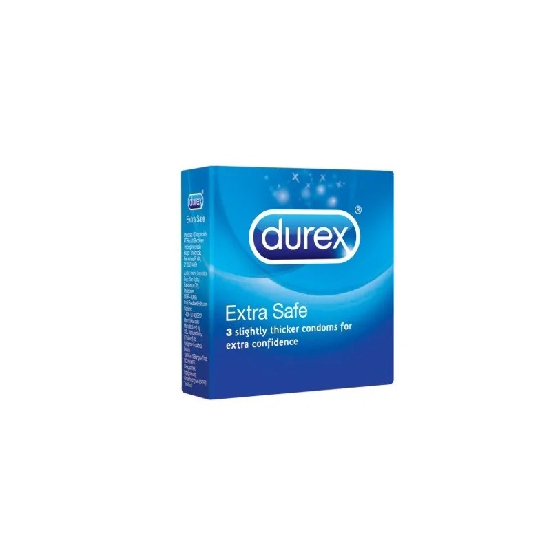 Durex  DUREX Extra Safe 3 Préservatifs