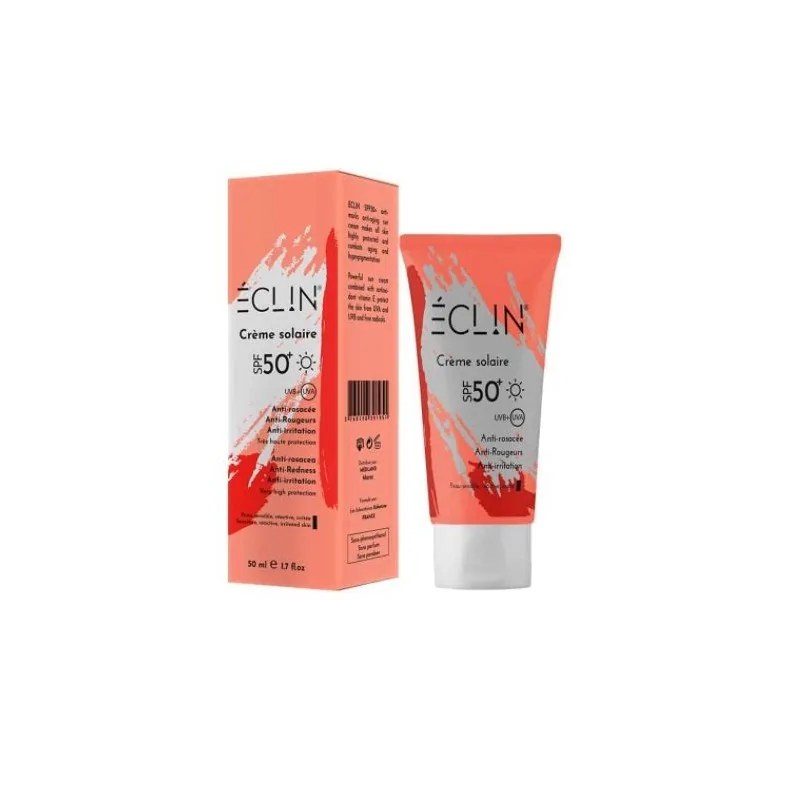 ECLIN  Eclin crème solaire SPF50+ anti rougeurs 50ml