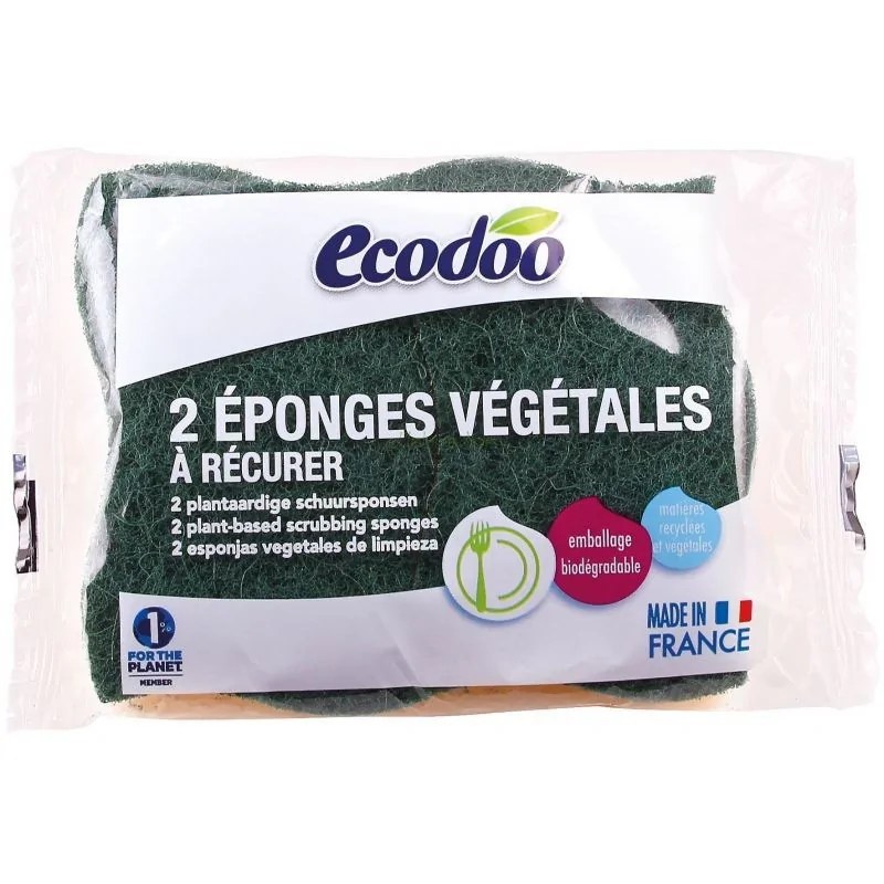 ECODOO ECODOO EPONGES RECURENTES VEGETALES 2U