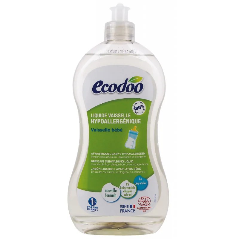 ECODOO ECODOO LIQUIDE VAISSELLE BEBE HYPOALLERGENIQUE 500ML