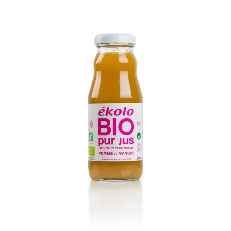EKOLO BIO EKOLO BIO PUR JUS DE POMME ET MANGUE 200ML