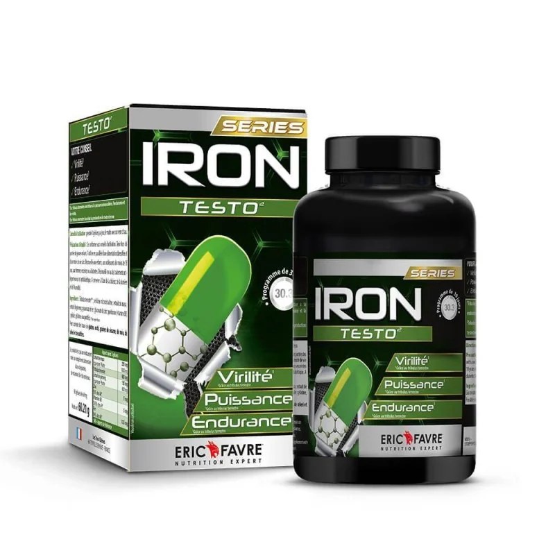 Eric Favre Eric Favre Iron Testo, booste ta testostérone  90 CAPSULES