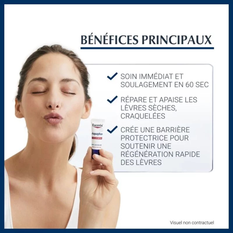 EUCERIN EUCERIN AQUAPHOR REPARATEUR LEVRES SOS 10ML — vue 2