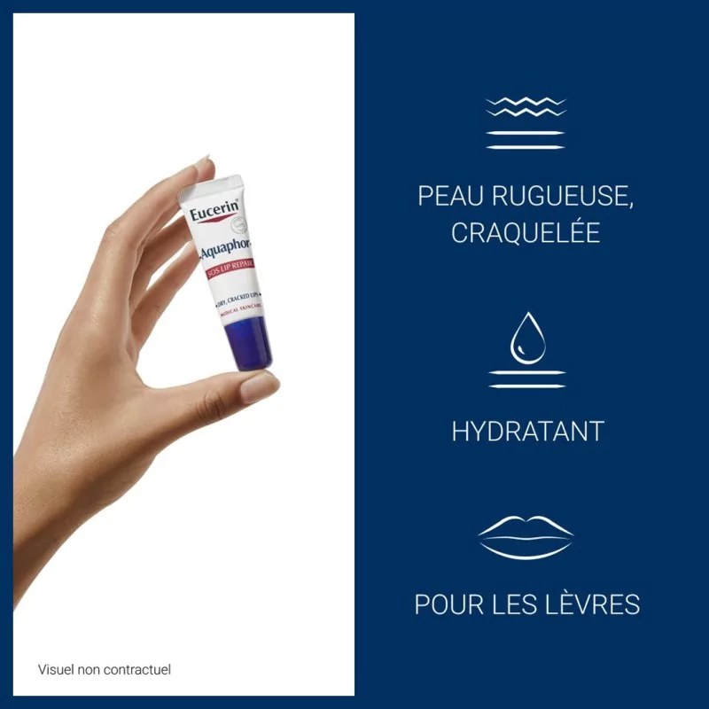 EUCERIN EUCERIN AQUAPHOR REPARATEUR LEVRES SOS 10ML — vue 3