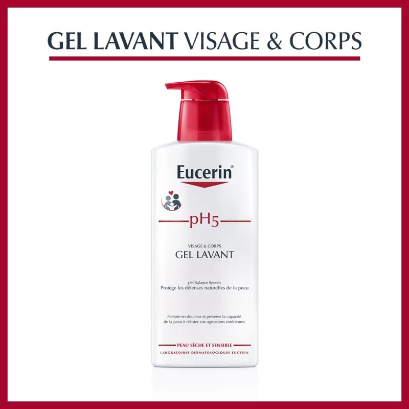EUCERIN EUCERIN PH5 PROTECTION GEL LAVANT VISAGE ET CORPS 400 ML