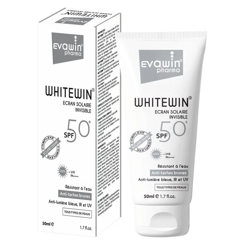 EVAWIN  EVAWIN WHITEWIN ÉCRAN SOLAIRE INVISIBLE ANTITACHE SPF 50+ (50ML)