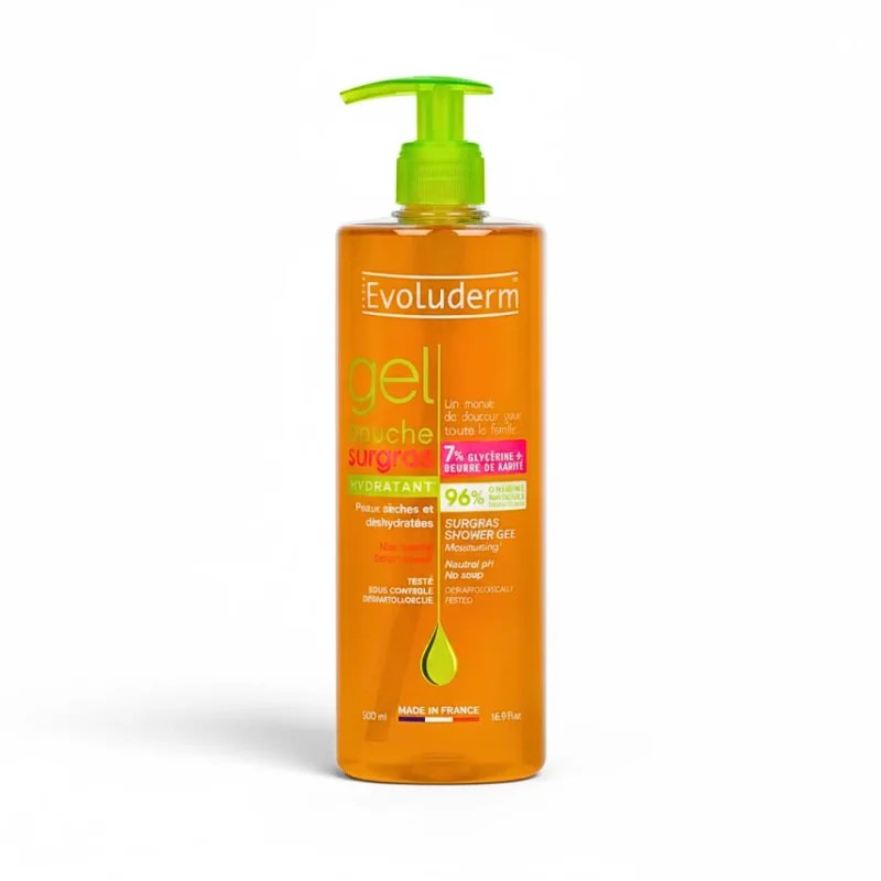 EVOLUDERM Evoluderm Gel Douche Surgas 500ml