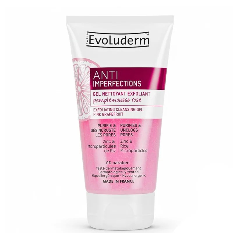 EVOLUDERM Evoluderm Gel Nettoyant Exfoliant Anti-Imperfection 150ml
