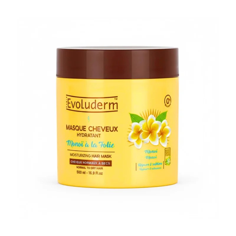 EVOLUDERM Evoluderm Masque Cheveux Monoi A La Folie 500ml