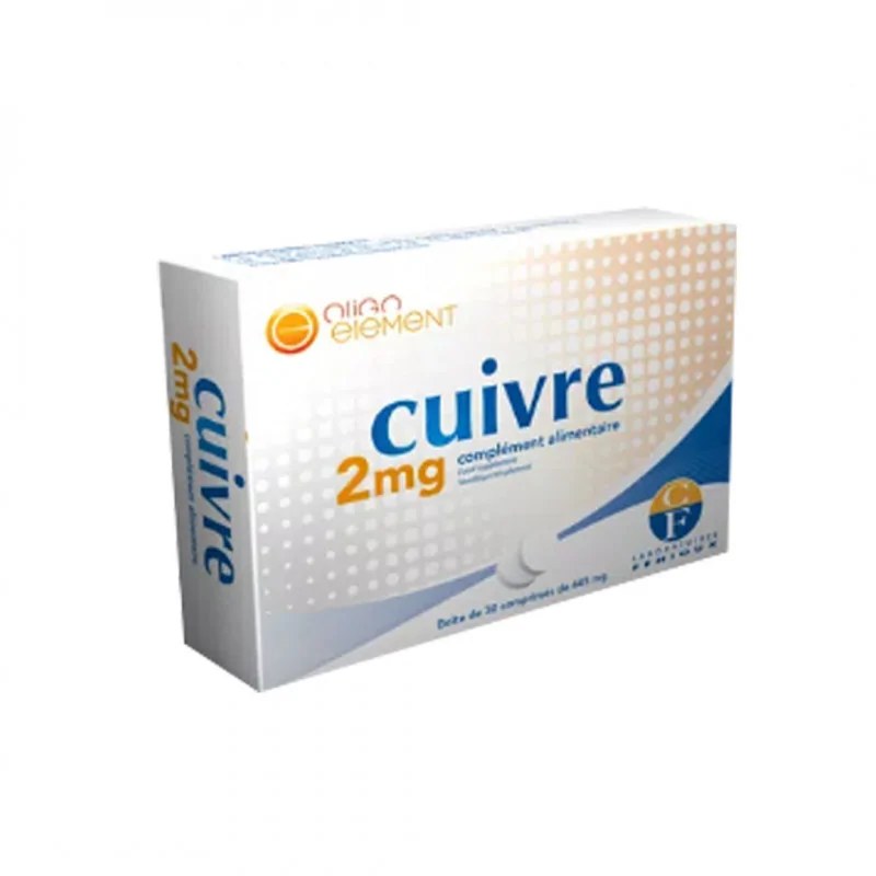 FENIOUX FENIOUX CUIVRE NOUVELLE FORMULE  PILLULIER 30 COMPRIMÉS