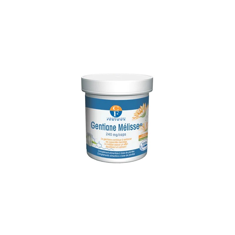 FENIOUX Fenioux gentiane-mélisse® capacités mentales 200 gelules
