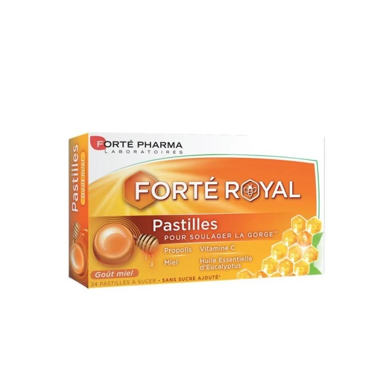 FORTE PHARMA Forte Pharma FORTE ROYAL 24 PASTILLES MIEL
