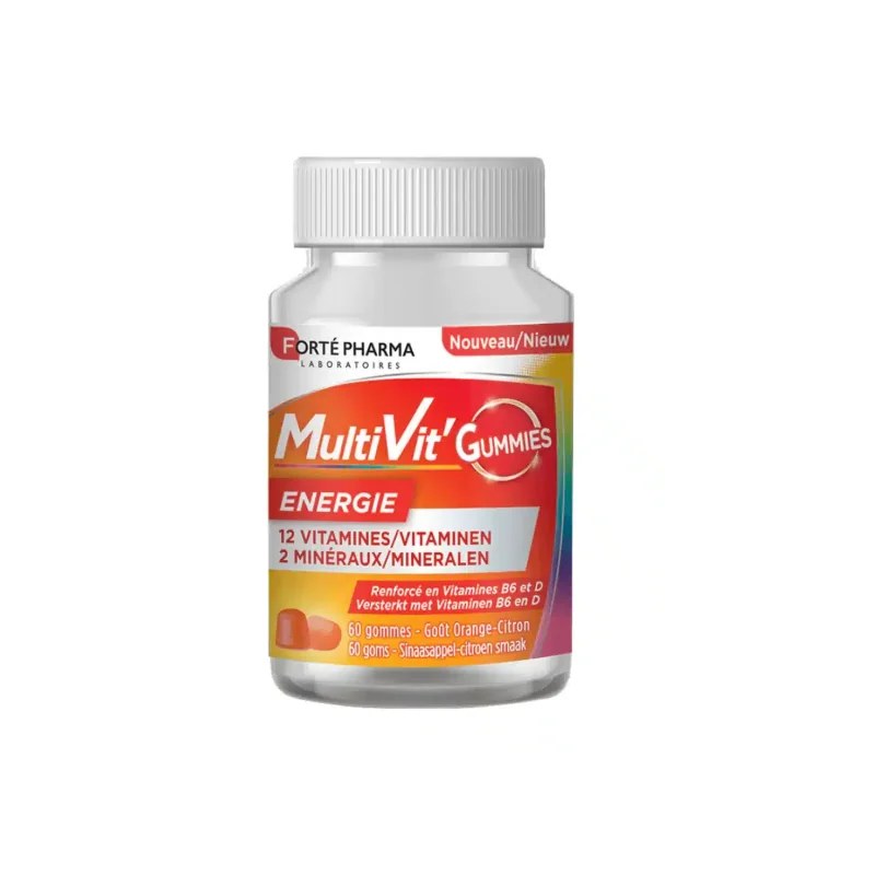 FORTE PHARMA FORTE PHARMA MULTI'VIT GUMMIES ENERGIE 60 gommes
