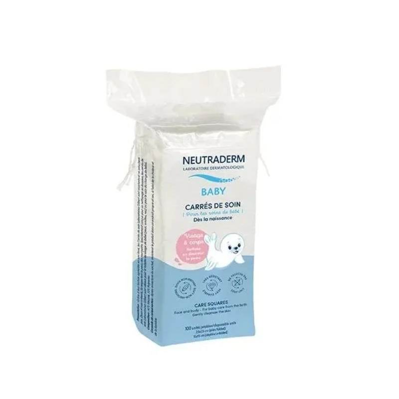 GILBERT NEUTRADERM BEBE CARRES DE SOIN 100 UNITES