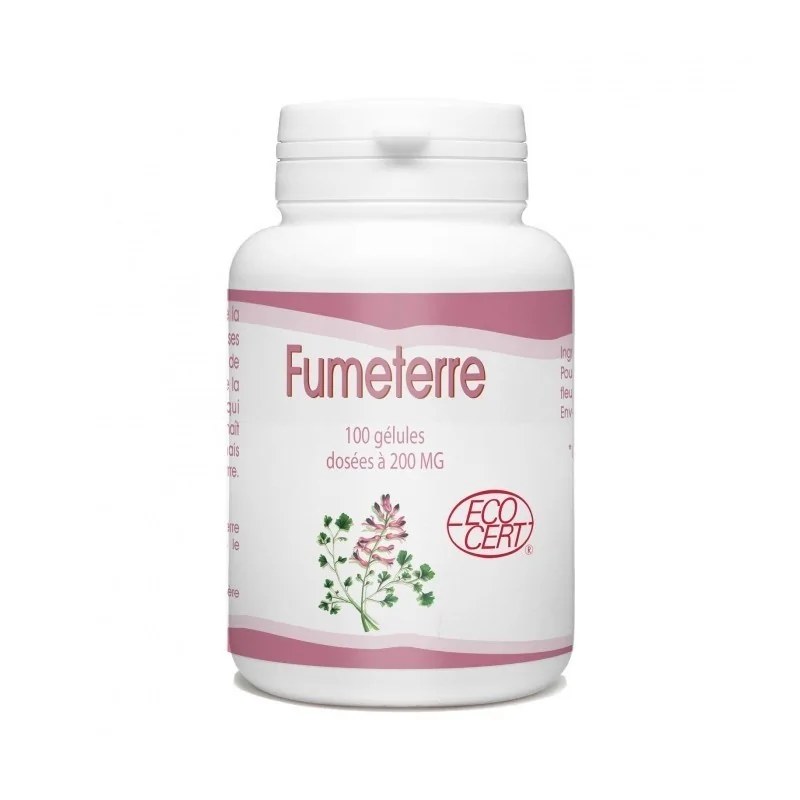 GPH DIFFUSION  GPH DIFFUSION FUMETERRE BIO - 200 MG- 100 GÉLULES