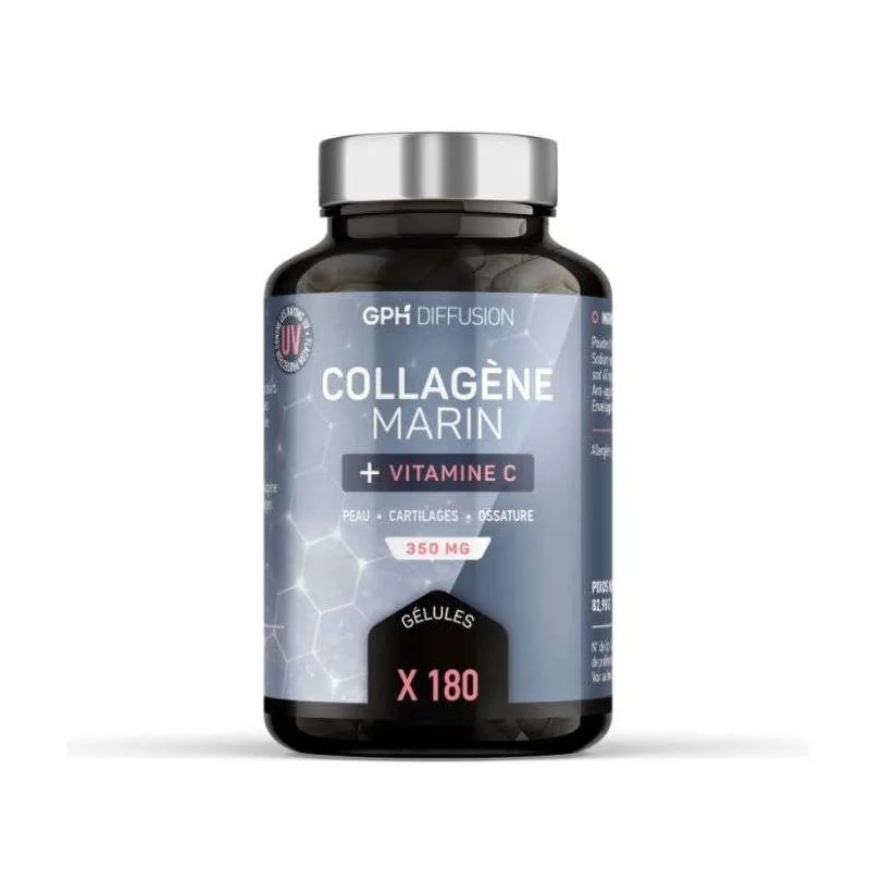 GPH DIFFUSION  GPH COLLAGENE MARINE + VITAMINE C 350 MG 180 GELULES